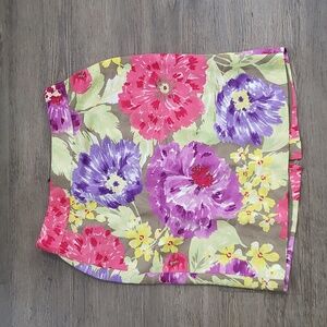 Banana Republic floral pencil skirt
